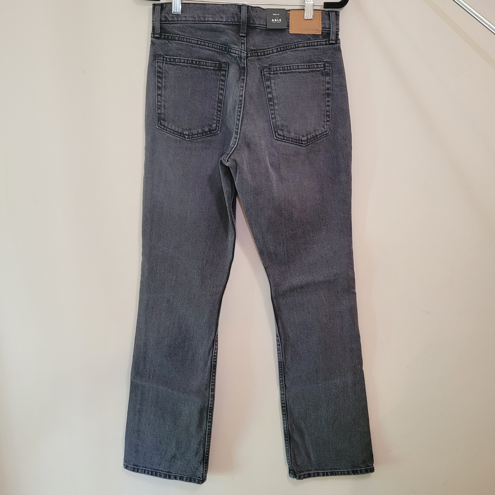 Able Becky Straight Leg Grey Jean - Picture 4 of 5